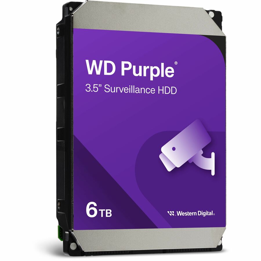 WD Purple WD64PURZ 6 TB Hard Drive - 3.5" Internal - SATA - Purple WD64PURZ