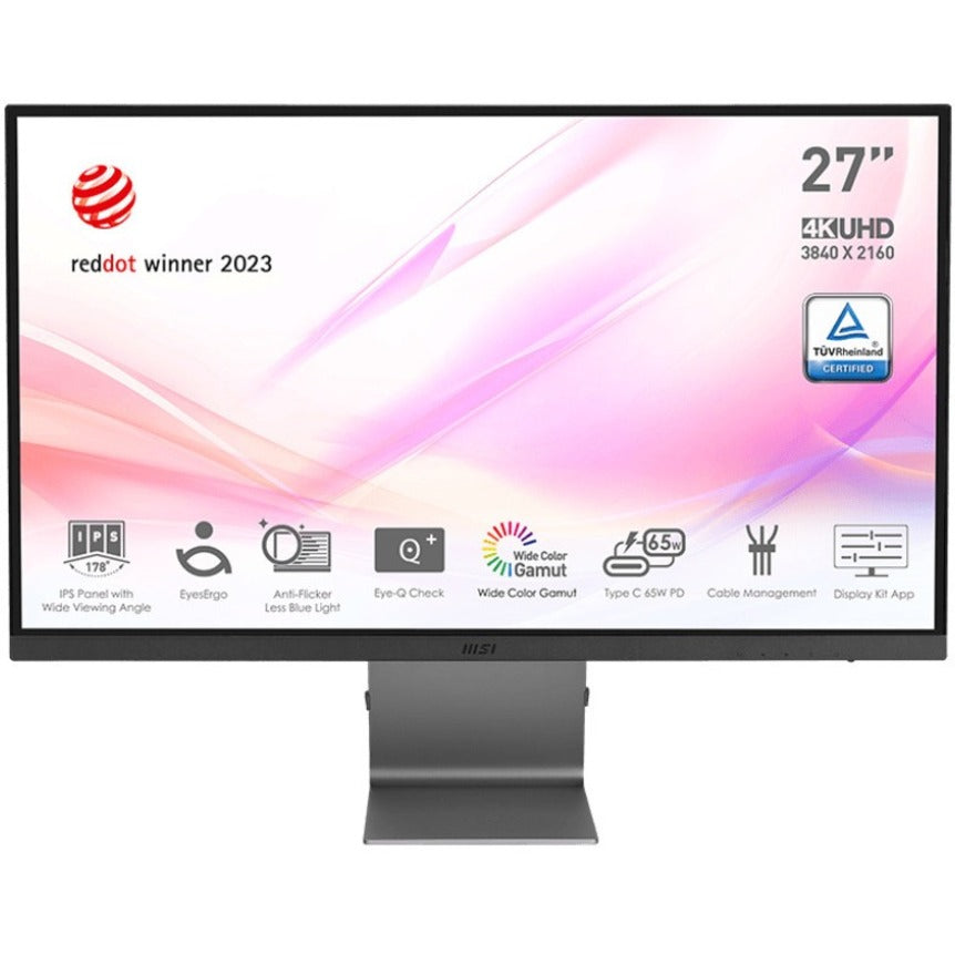 MSI Modern MD271UL 27" Class 4K UHD LCD Monitor - 16:9 MODERNMD271UL
