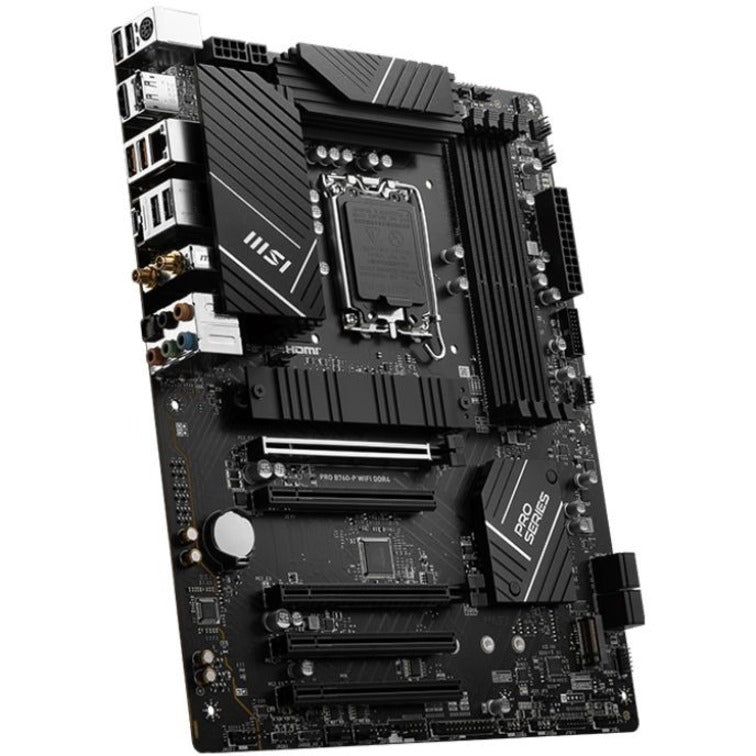 MSI Pro B760-P WIFI DDR4 Gaming Desktop Motherboard - Intel B760 Chipset - Socket LGA-1700 - ATX PROB760PWIFID4