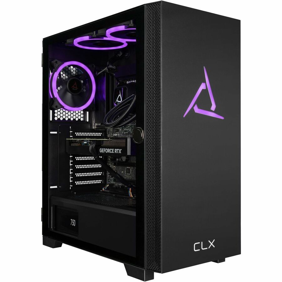 CLX TGMSETRTU3400BM Gaming Desktop Computer - Intel Core i9 12th Gen i9-12900KF - 32 GB - 4 TB HDD - 1 TB SSD - Mid-tower - Black TGMSETRTU3400BM