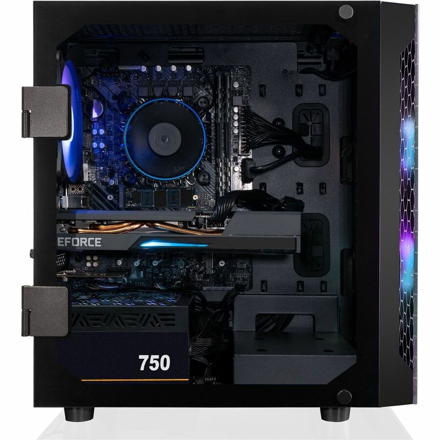 CLX SET TGMSETRTA3505BM Gaming Desktop Computer - Intel Core i7 12th Gen i7-12700F - 16 GB - 2 TB HDD - 1 TB SSD - Mini-tower - Black TGMSETRTA3505BM