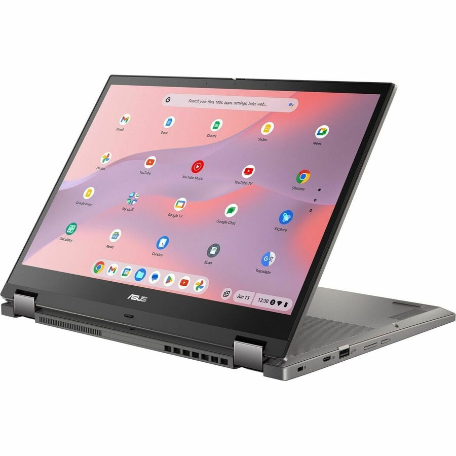 Asus Chromebook Vibe CX34 Flip CX3401 CX3401FBA-YZ388T-S 14" Touchscreen Convertible 2 in 1 Chromebook - WUXGA - Intel Core i3 12th Gen i3-1215U - 8 GB - 128 GB SSD - Zinc CX3401FBA-YZ388T-S