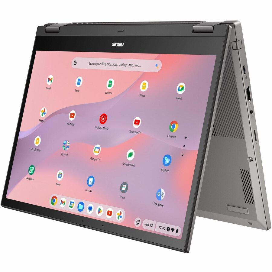 Asus Chromebook Vibe CX34 Flip CX3401 CX3401FBA-YZ388T-S 14" Touchscreen Convertible 2 in 1 Chromebook - WUXGA - Intel Core i3 12th Gen i3-1215U - 8 GB - 128 GB SSD - Zinc CX3401FBA-YZ388T-S
