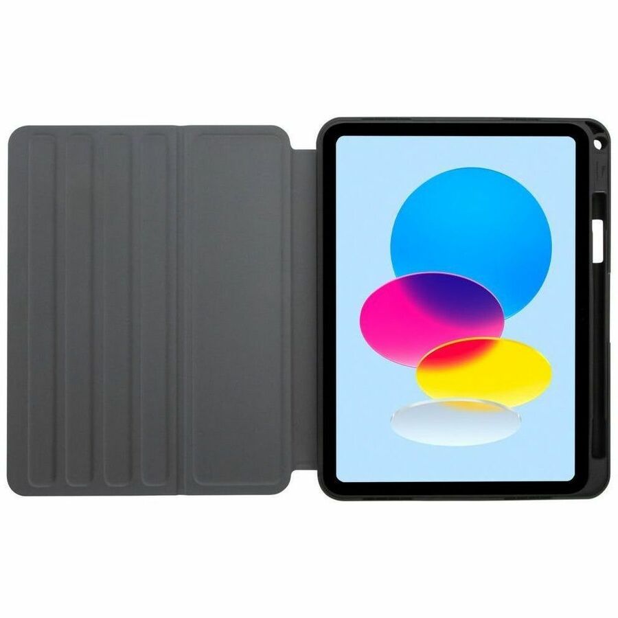 Targus Click-In THZ932GL Carrying Case (Folio) for 10.9" Apple iPad (10th Generation) Tablet - Asphalt Gray, Black THZ932GL