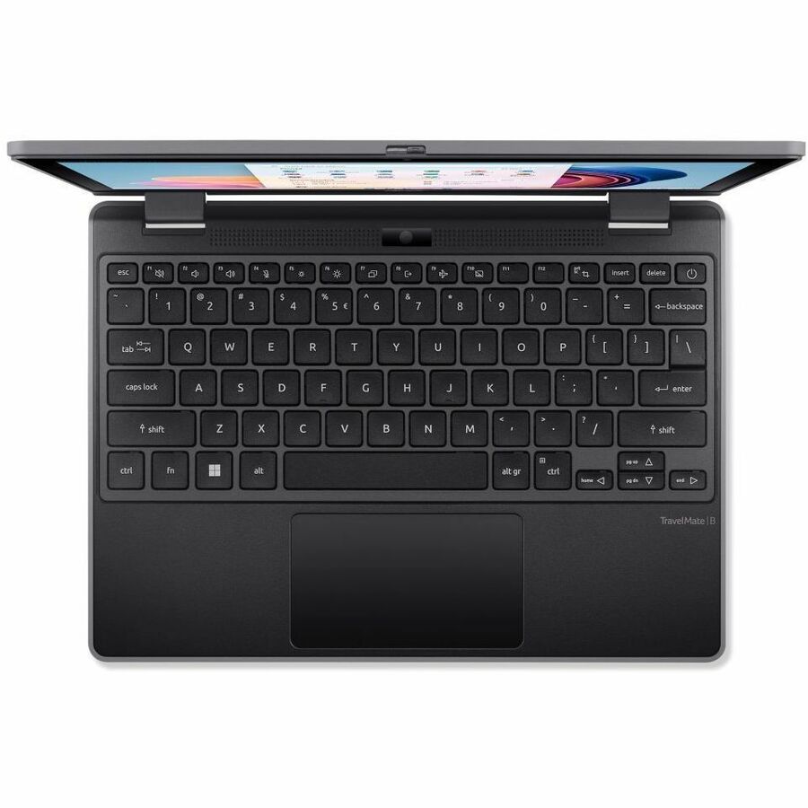 Acer TravelMate B3 Spin 11 B311R-33 TMB311R-33-C758 11.6" Touchscreen Convertible 2 in 1 Notebook - HD - Intel N100 - 4 GB - 128 GB SSD - English Keyboard - Black NX.VZ0AA.007