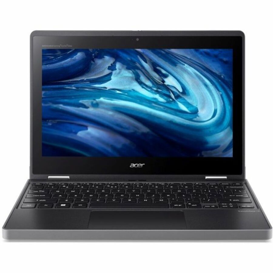Acer TravelMate B3 Spin 11 B311R-33 TMB311R-33-C758 11.6" Touchscreen Convertible 2 in 1 Notebook - HD - Intel N100 - 4 GB - 128 GB SSD - English Keyboard - Black NX.VZ0AA.007