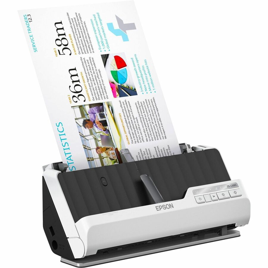 Epson DS-C490 Sheetfed Scanner - 600 dpi Optical B11B271201
