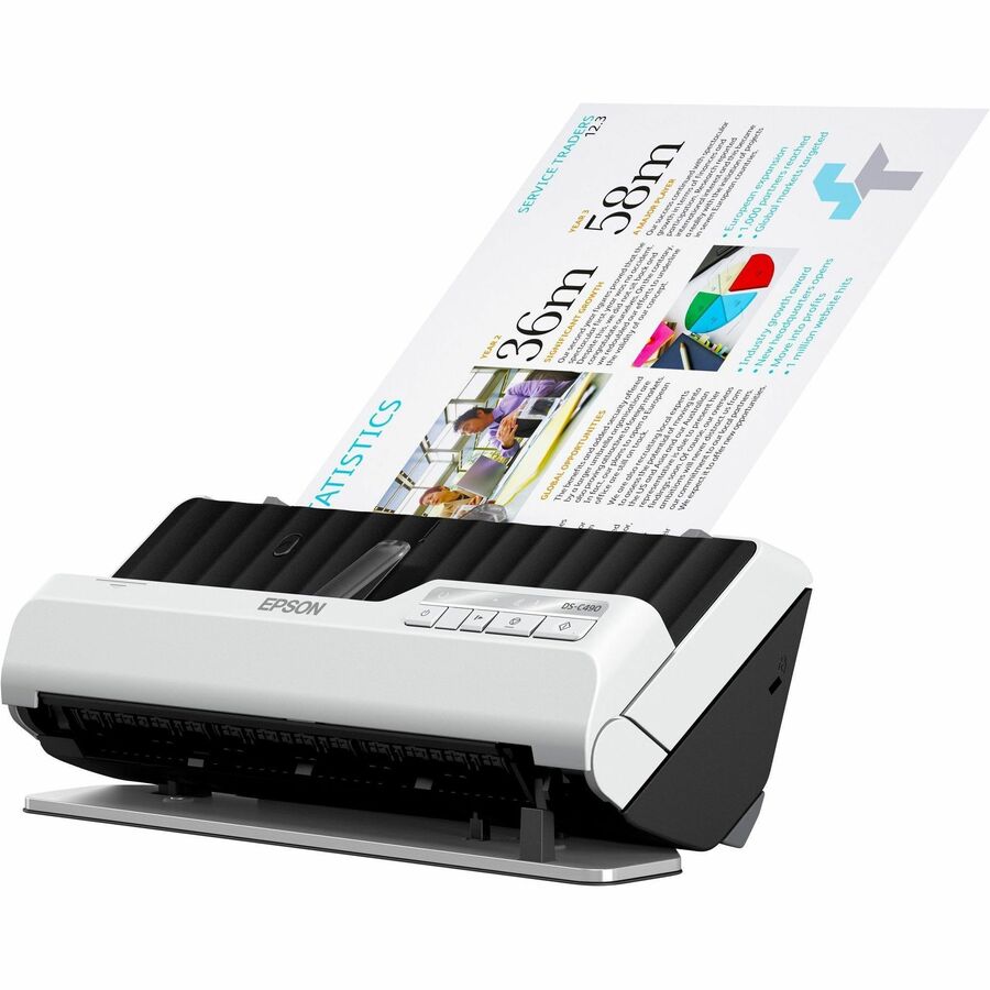 Epson DS-C490 Sheetfed Scanner - 600 dpi Optical B11B271201