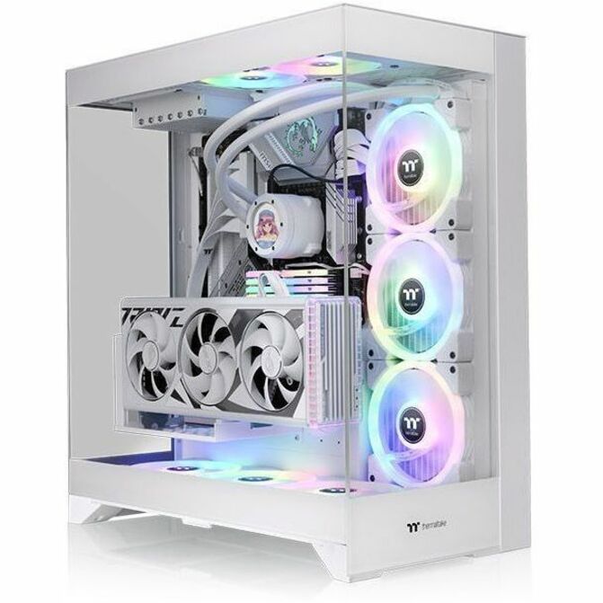 Thermaltake CTE E550 TG Snow Mid Tower Chassis CA-1Z8-00M6WN-00