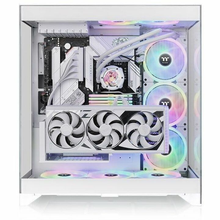 Thermaltake CTE E550 TG Snow Mid Tower Chassis CA-1Z8-00M6WN-00