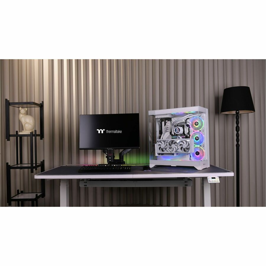 Thermaltake CTE E550 TG Snow Mid Tower Chassis CA-1Z8-00M6WN-00