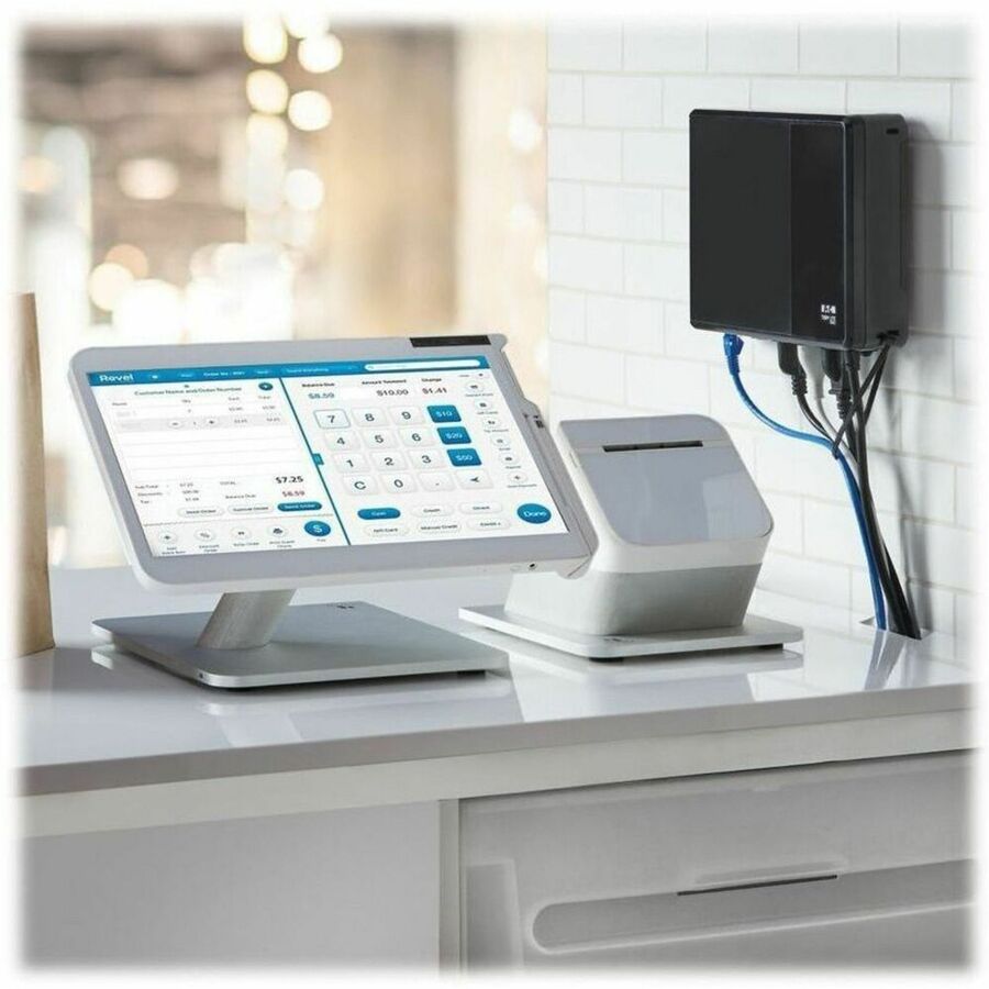 Eaton Tripp Lite Series 350VA 210W 120V Standby Cloud-Connected UPS with Remote Monitoring - 3 NEMA 5-15R Outlets (Surge + Battery Backup), 5-15P Plug, Desktop BC350RNC