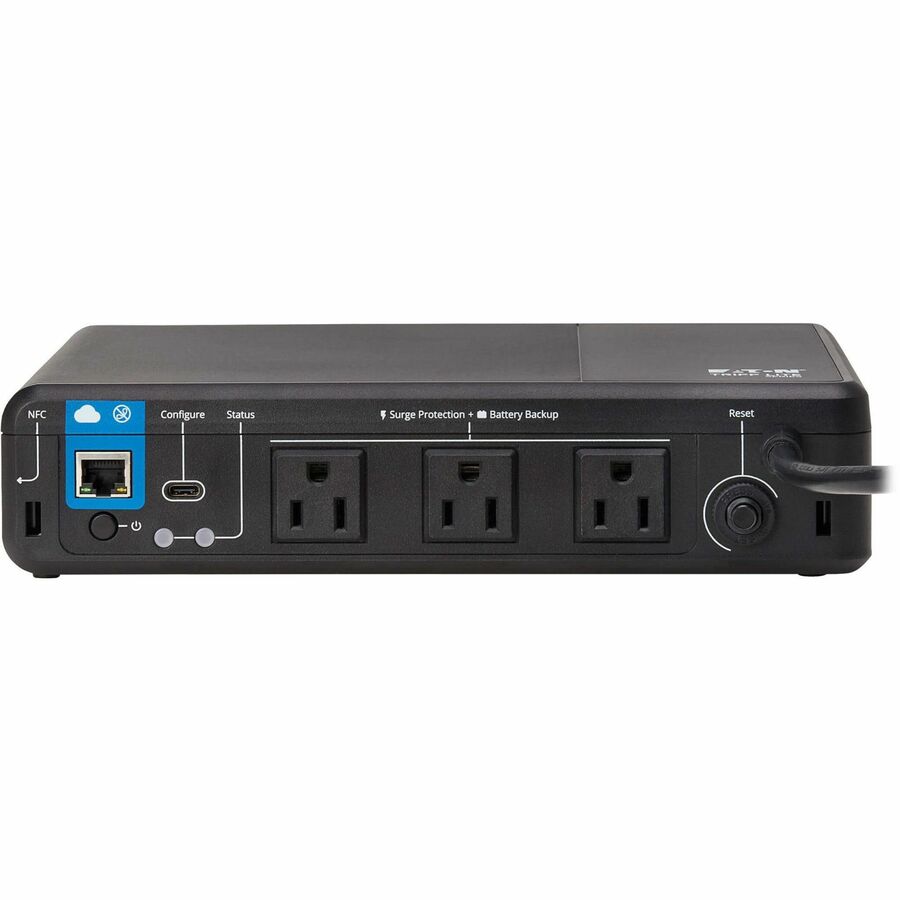 Eaton Tripp Lite Series 350VA 210W 120V Standby Cloud-Connected UPS with Remote Monitoring - 3 NEMA 5-15R Outlets (Surge + Battery Backup), 5-15P Plug, Desktop BC350RNC