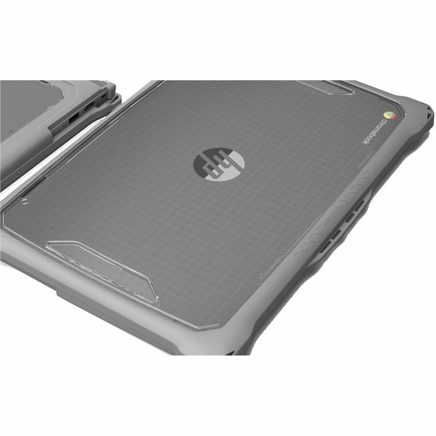 Extreme Shell-F2 Slide Case for HP Fortis X360 Chromebook G5 11" (Gray/Clear) HP-ESF-FX3CB-G5-GRY