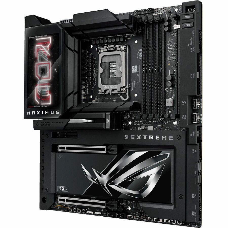 Asus ROG MAXIMUS Z890 EXTREME Gaming Desktop Motherboard - Intel Z890 Chipset - Socket LGA-1851 - Extended ATX ROG MAXIMUS Z890 EXTREME