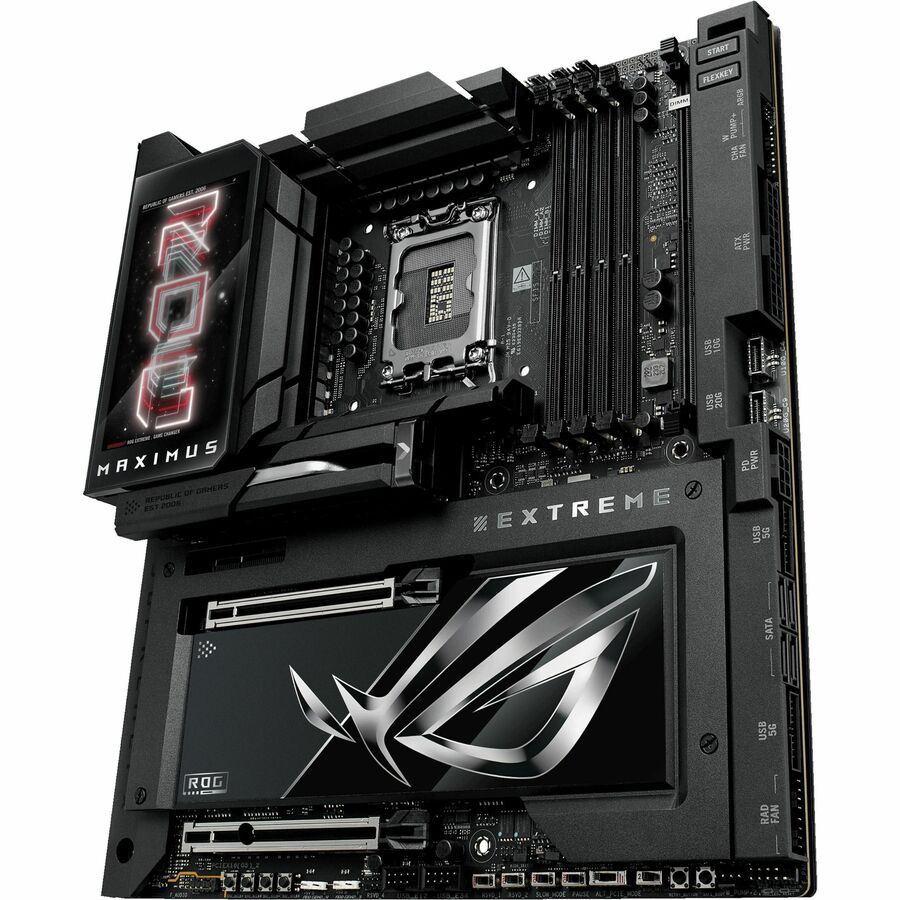 Asus ROG MAXIMUS Z890 EXTREME Gaming Desktop Motherboard - Intel Z890 Chipset - Socket LGA-1851 - Extended ATX ROG MAXIMUS Z890 EXTREME