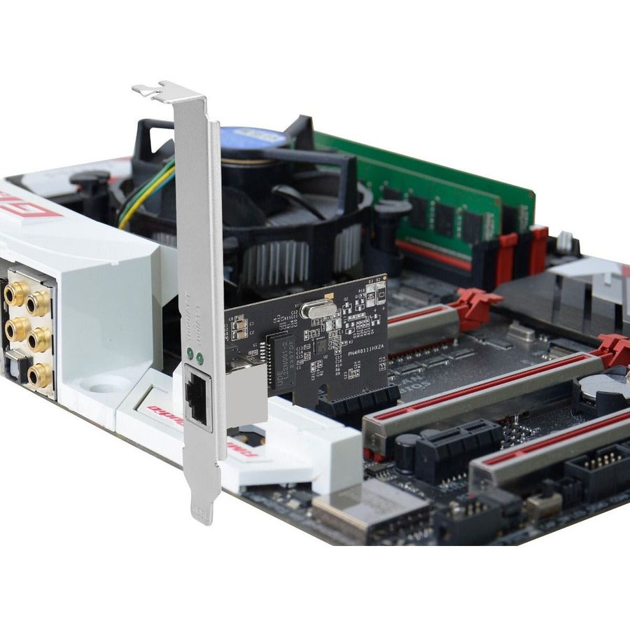 SIIG Dual Profile Gigabit Ethernet PCIe - up to 1Gbps data transfer rate CN-GP1021-S3
