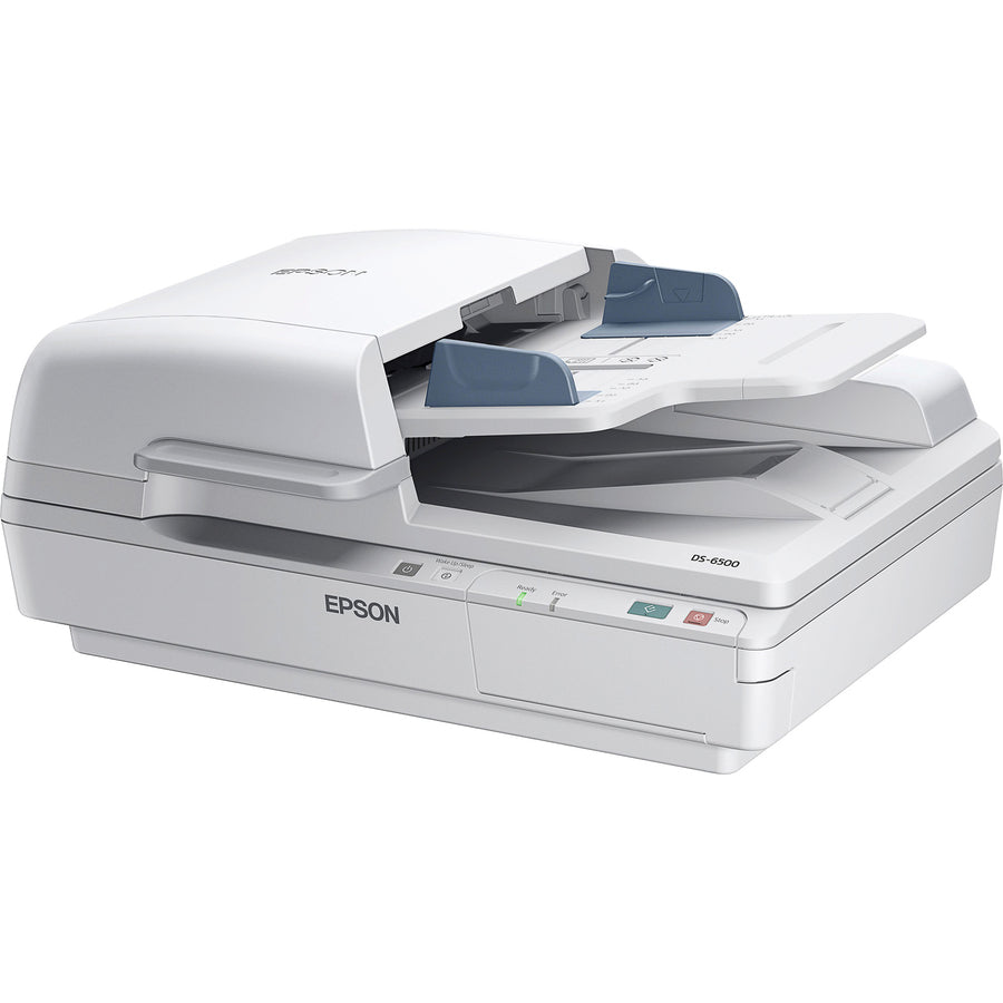 Epson WorkForce DS-6500 Flatbed Scanner - 1200 dpi Optical - White B11B205221