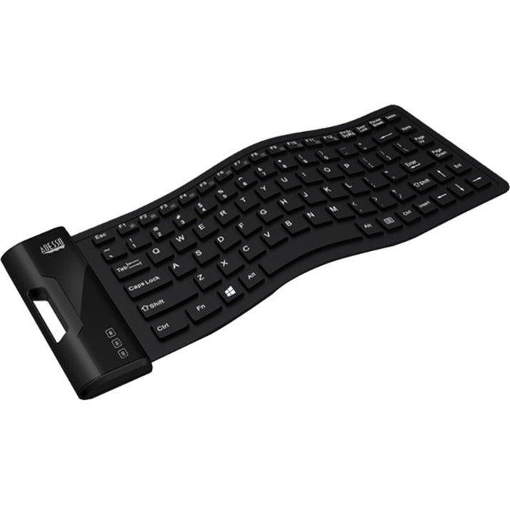 Adesso Antimicrobial Waterproof Flex Keyboard (Mini Size) AKB-212UB