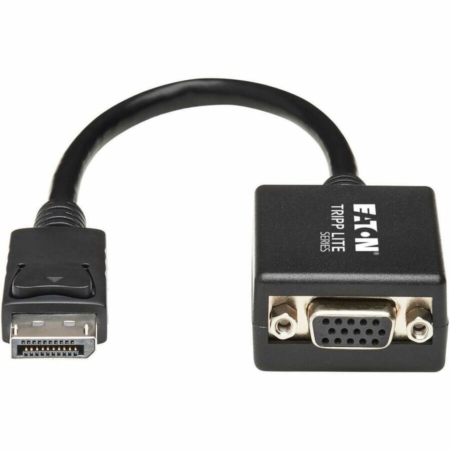 Eaton Tripp Lite Series DisplayPort to VGA Active Adapter Video Converter (M/F), 6-in. (15.24 cm) P134-06N-VGA