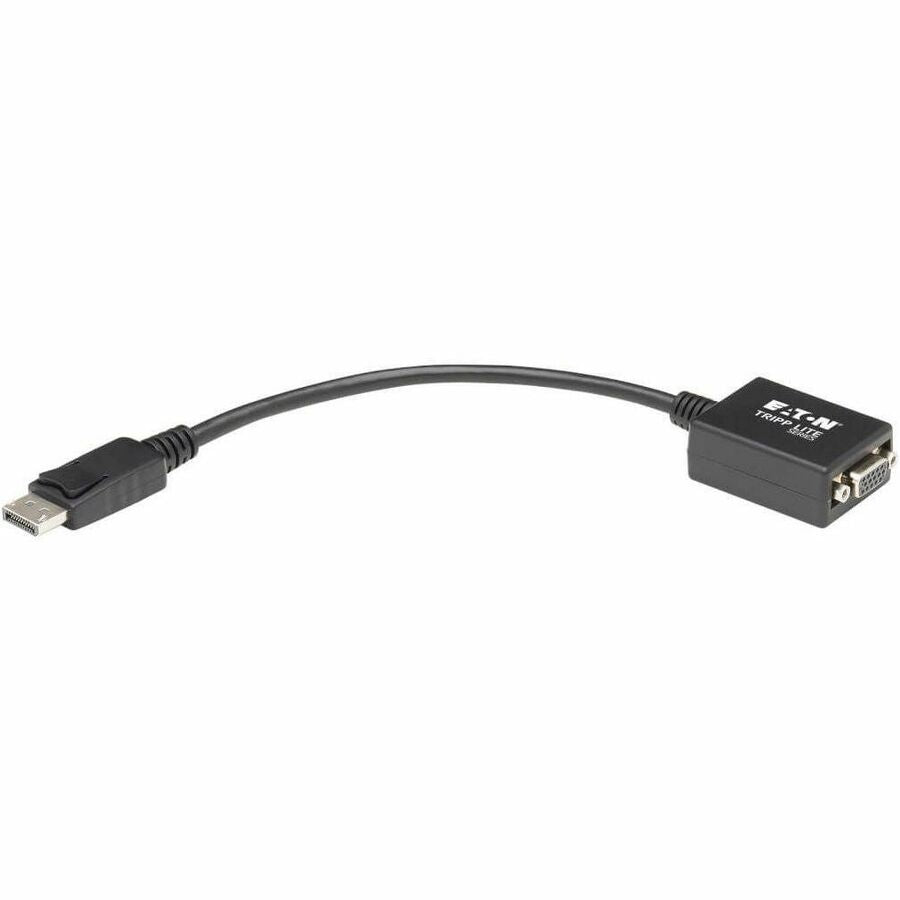 Eaton Tripp Lite Series DisplayPort to VGA Active Adapter Video Converter (M/F), 6-in. (15.24 cm) P134-06N-VGA