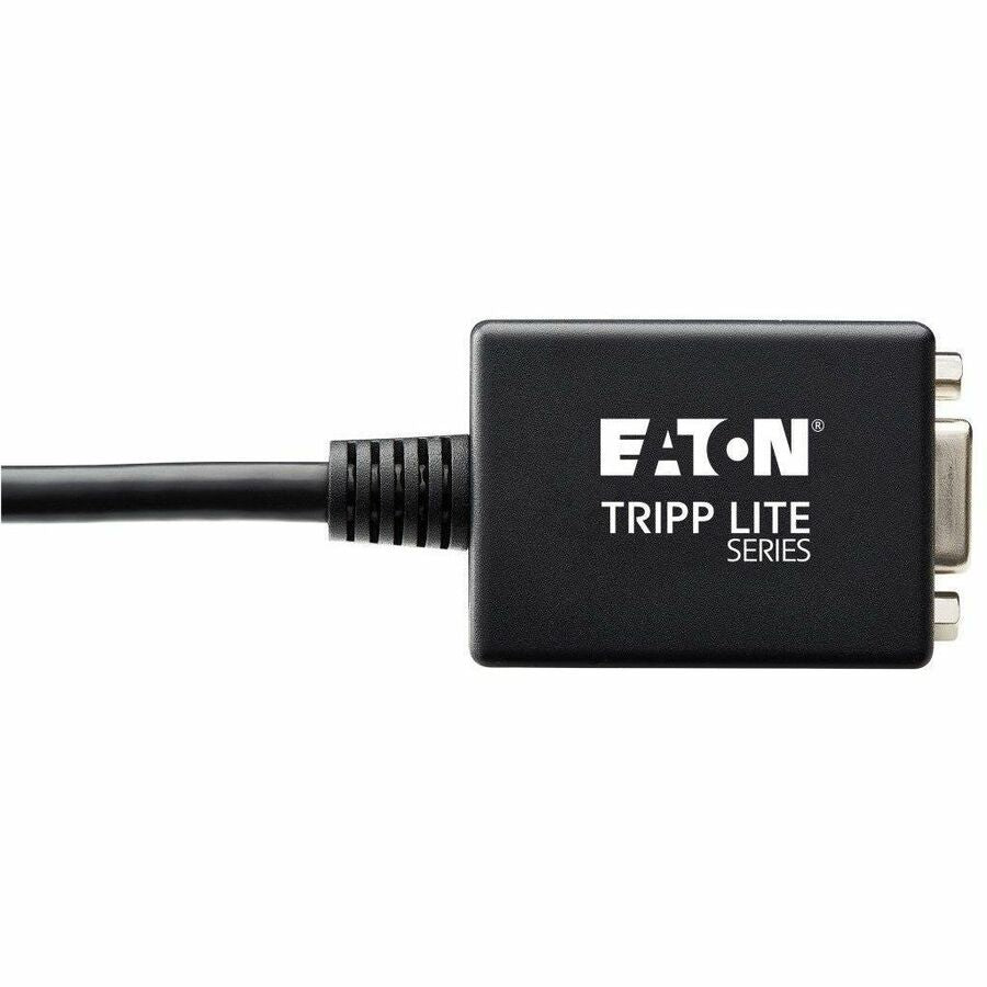 Eaton Tripp Lite Series DisplayPort to VGA Active Adapter Video Converter (M/F), 6-in. (15.24 cm) P134-06N-VGA