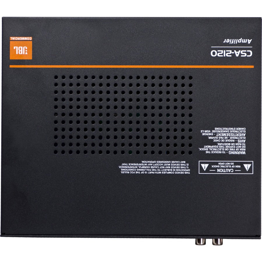 JBL Commercial CSA2120 Amplifier - 240 W RMS - 2 Channel - Black NCSA2120R-U-US