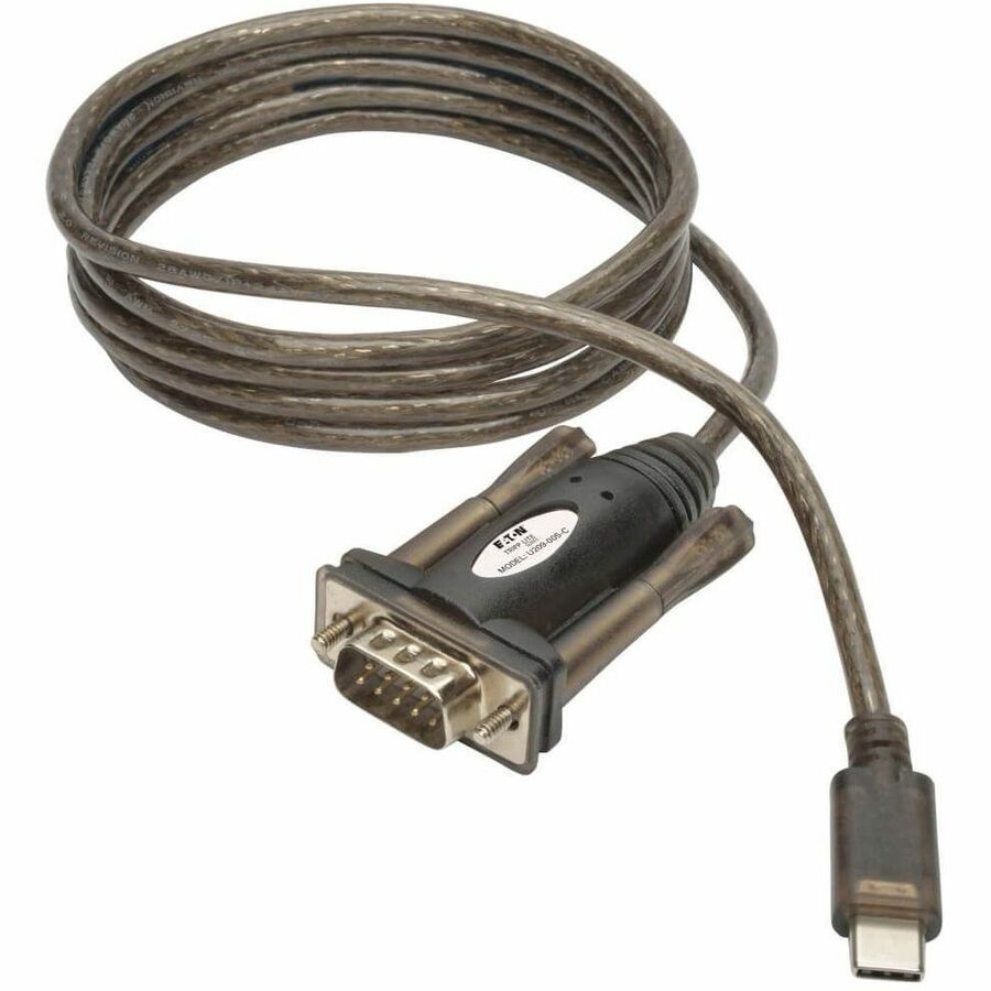 Eaton Tripp Lite Series USB-C to RS232 (DB9) Serial Adapter Cable (M/M), 5 ft. (1.52 m) U209-005-C
