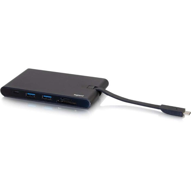 C2G USB C Dock with HDMI, VGA, Ethernet, USB, SD & Power Delivery up to 100W 26916
