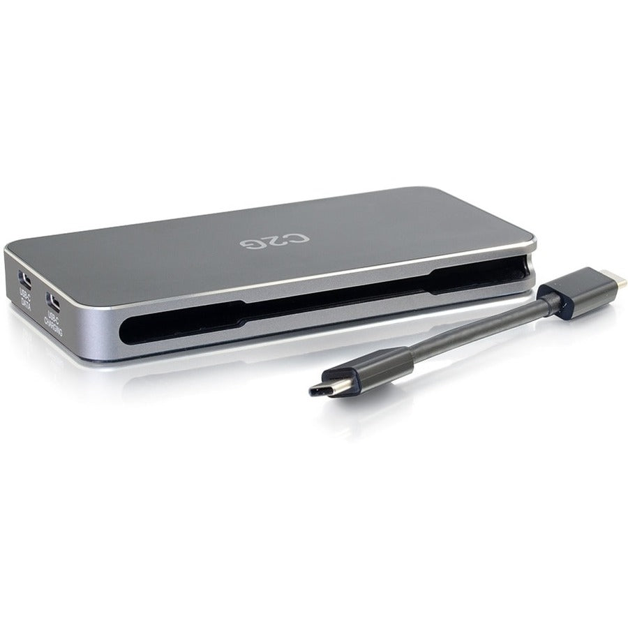 C2G Dual Monitor Docking Station - USB C to 4K HDMI, DIsplayPort & VGA 54439