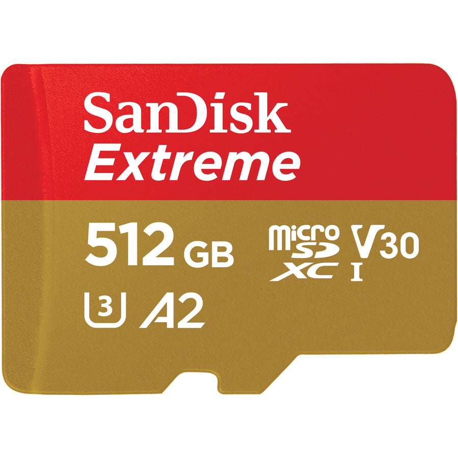 SanDisk Extreme 512 GB UHS-I microSD SDSQXA1-512G-AN6MA