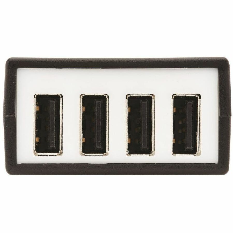 Eaton Tripp Lite Series 4-Port USB over Cat5/Cat6 Extender Kit with Power over Cable - USB 2.0, Up to 164.04 ft. (50M), Black, TAA B203-104-POC