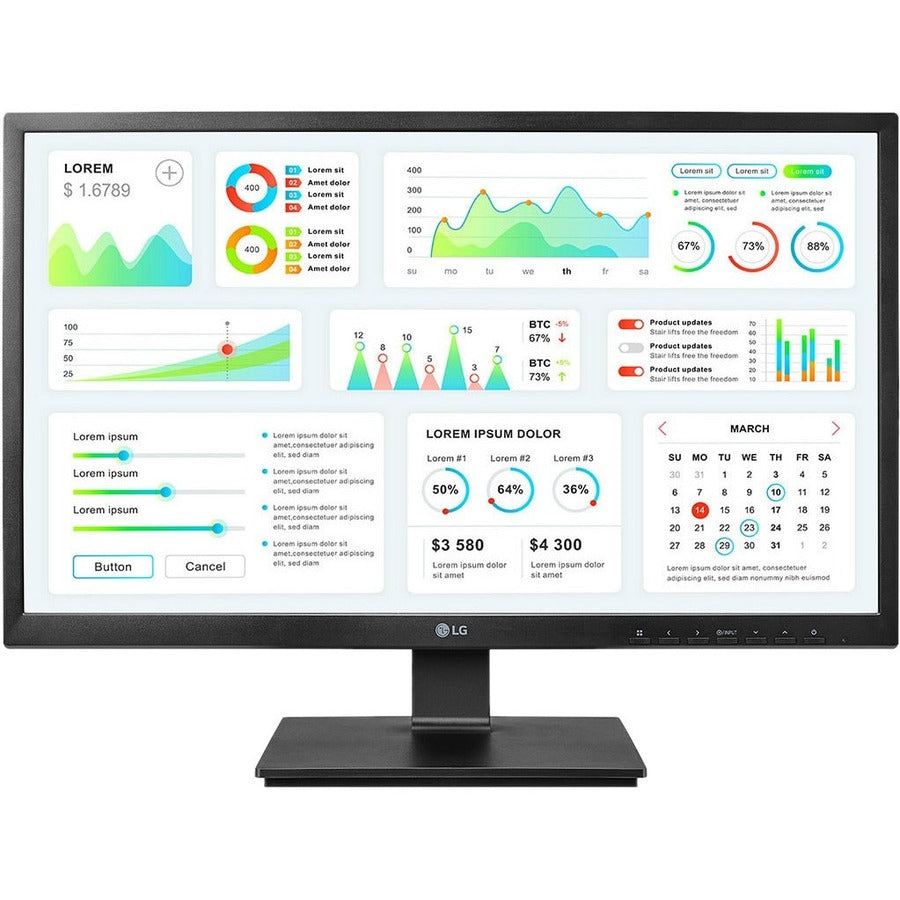 LG 24CK550Z-BP All-in-One Zero Client - Teradici Tera2321 - Matte Black 24CK550Z-BP