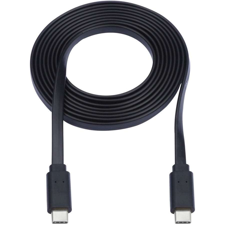 Eaton Tripp Lite Series USB-C Flat Cable (M/M), USB 2.0, Black, 6 ft. (1.83 m) U040-006-C-FL