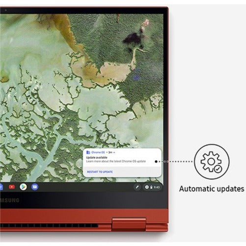 Samsung Galaxy Chromebook 2 XE530QDA-KA1US 13.3" Touchscreen Convertible 2 in 1 Chromebook - Full HD - Intel Core i3 10th Gen i3-10110U - 8 GB - 128 GB SSD - Fiesta Red XE530QDA-KA1US