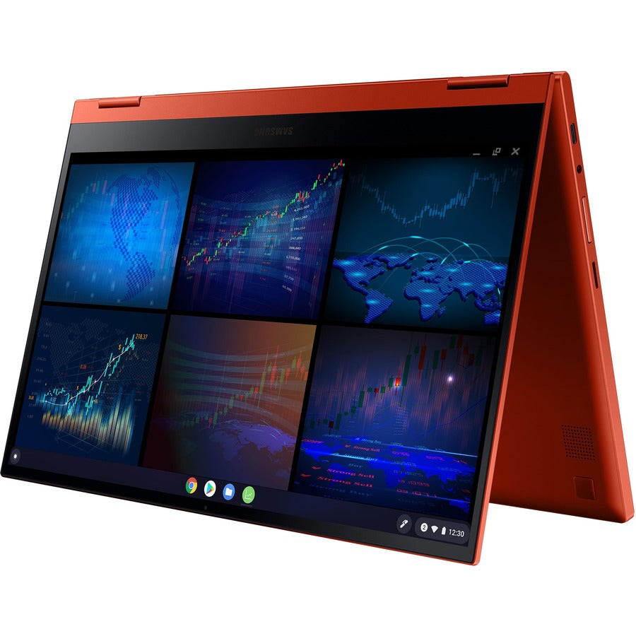 Samsung Galaxy Chromebook 2 XE530QDA-KA1US 13.3" Touchscreen Convertible 2 in 1 Chromebook - Full HD - Intel Core i3 10th Gen i3-10110U - 8 GB - 128 GB SSD - Fiesta Red XE530QDA-KA1US