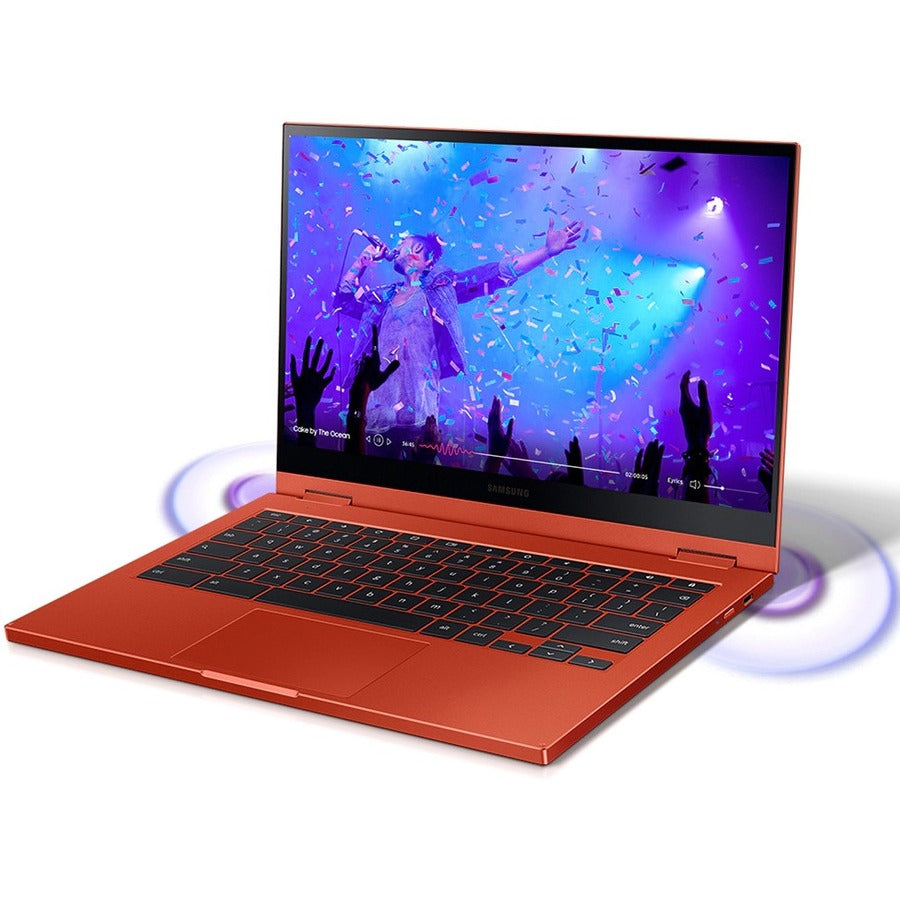 Samsung Galaxy Chromebook 2 XE530QDA-KA1US 13.3" Touchscreen Convertible 2 in 1 Chromebook - Full HD - Intel Core i3 10th Gen i3-10110U - 8 GB - 128 GB SSD - Fiesta Red XE530QDA-KA1US