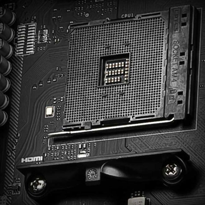 MSI B550M PRO-VDH WIFI Desktop Motherboard - AMD B550 Chipset - Socket AM4 - Micro ATX B550MPVDHWIFI