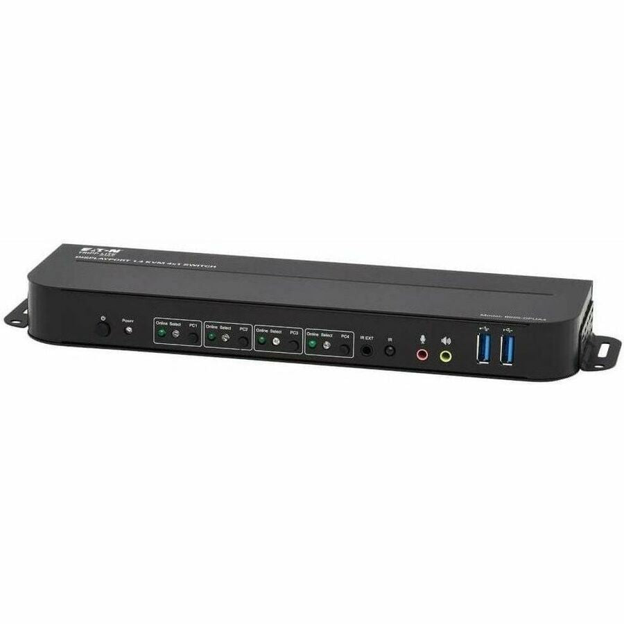 Eaton Tripp Lite Series 4-Port DisplayPort/USB KVM Switch - 4K 60 Hz, HDR, HDCP 2.2, IR, DP 1.4, USB Sharing B005-DPUA4
