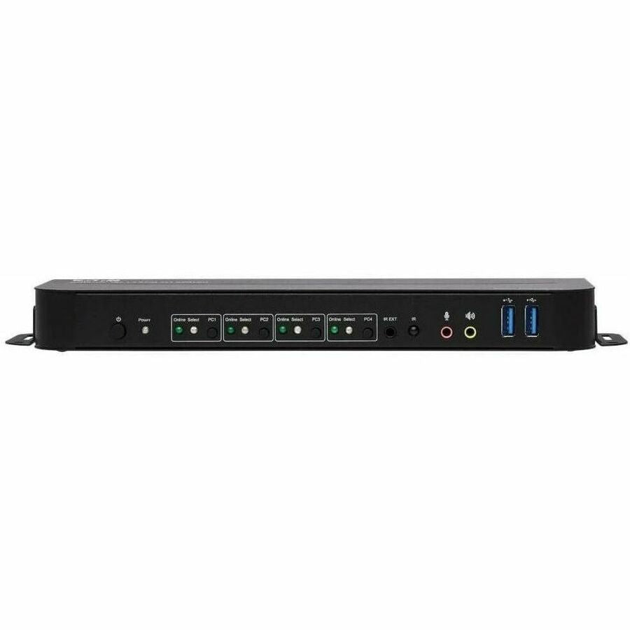 Eaton Tripp Lite Series 4-Port DisplayPort/USB KVM Switch - 4K 60 Hz, HDR, HDCP 2.2, IR, DP 1.4, USB Sharing B005-DPUA4