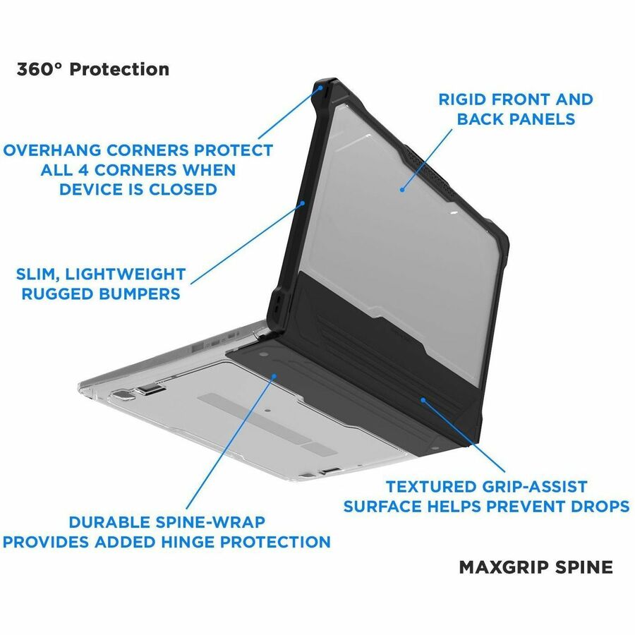 Extreme Shell-L for Acer C933 Chromebook 14" (Black) AC-ESL-C933-14-BLK