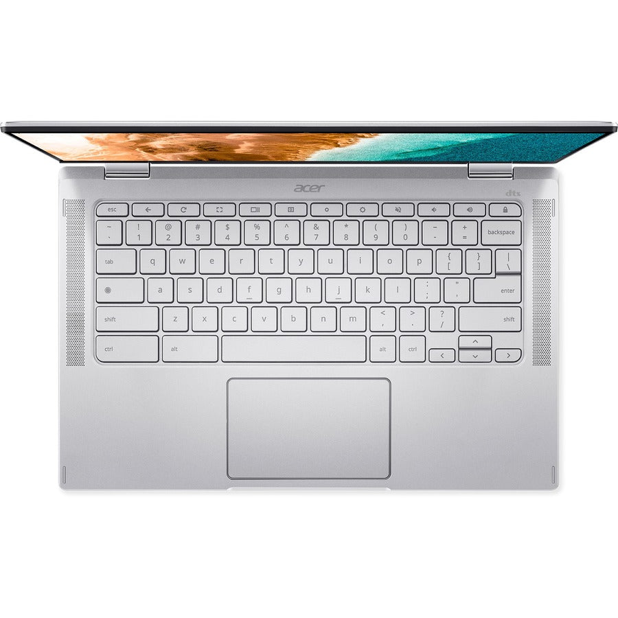 Acer Chromebook Spin 514 CP514-2H CP514-2H-349N 14" Touchscreen Convertible 2 in 1 Chromebook - Full HD - Intel Core i3 11th Gen i3-1110G4 - 8 GB - 128 GB SSD - English (US) Keyboard - Pure Silver NX.AHBAA.007