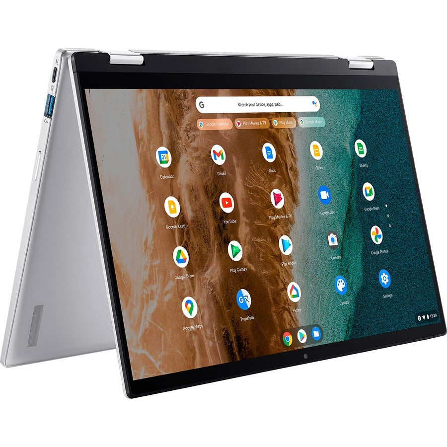 Acer Chromebook Spin 514 CP514-2H CP514-2H-349N 14" Touchscreen Convertible 2 in 1 Chromebook - Full HD - Intel Core i3 11th Gen i3-1110G4 - 8 GB - 128 GB SSD - English (US) Keyboard - Pure Silver NX.AHBAA.007