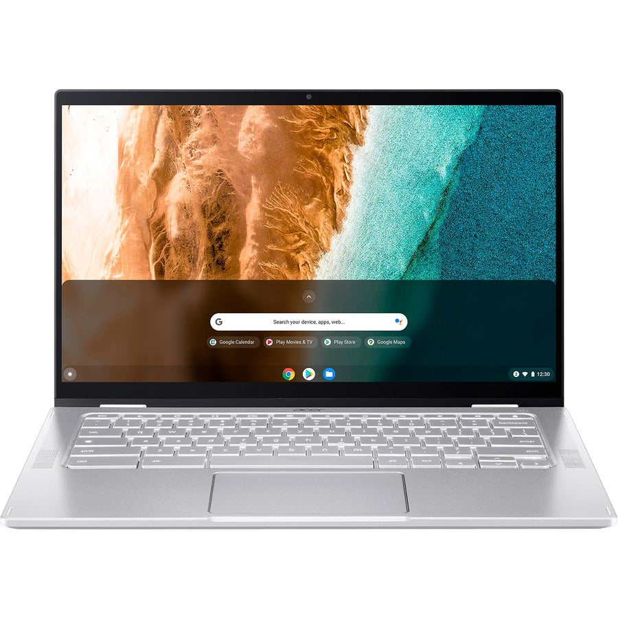 Acer Chromebook Spin 514 CP514-2H CP514-2H-349N 14" Touchscreen Convertible 2 in 1 Chromebook - Full HD - Intel Core i3 11th Gen i3-1110G4 - 8 GB - 128 GB SSD - English (US) Keyboard - Pure Silver NX.AHBAA.007