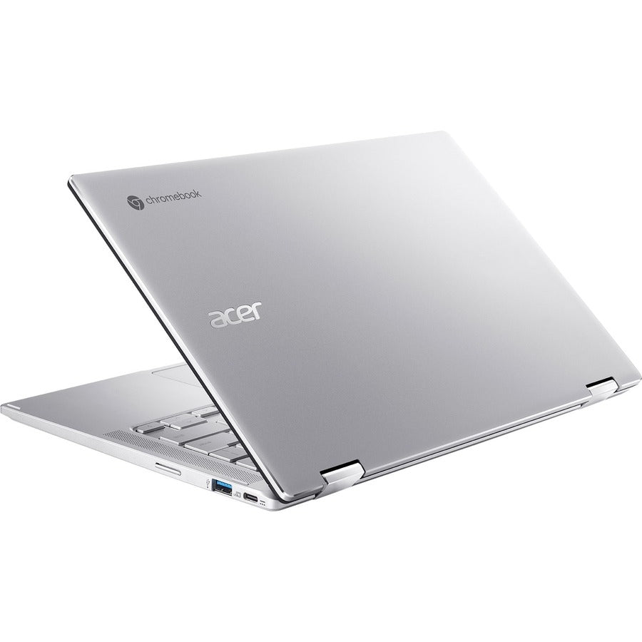 Acer Chromebook Spin 514 CP514-2H CP514-2H-349N 14" Touchscreen Convertible 2 in 1 Chromebook - Full HD - Intel Core i3 11th Gen i3-1110G4 - 8 GB - 128 GB SSD - English (US) Keyboard - Pure Silver NX.AHBAA.007
