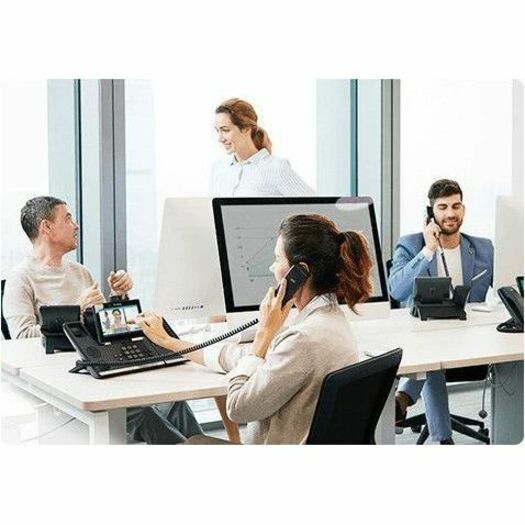 Yealink SIP-T53W IP Phone - Corded/Cordless - Corded/Cordless - Bluetooth, Wi-Fi - Wall Mountable, Desktop - Classic Gray 1301087