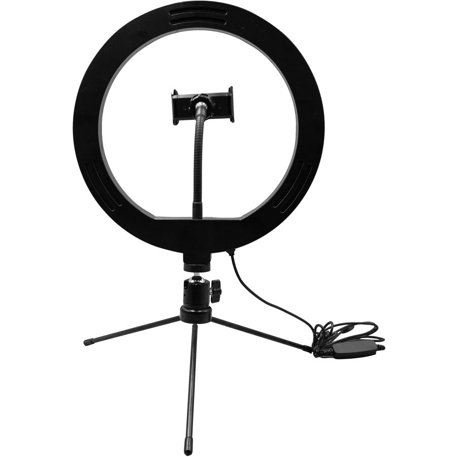 Supersonic PRO Live Stream 10" LED Table Top Selfie Ring Light SC-1210SR