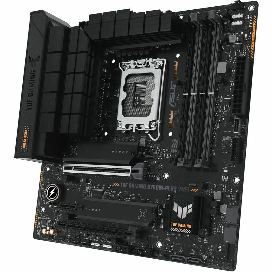 TUF TUF GAMING B760M-PLUS WIFI Gaming Desktop Motherboard - Intel B760 Chipset - Socket LGA-1700 - Micro ATX TUF GAMING B760M-PLUS WIF