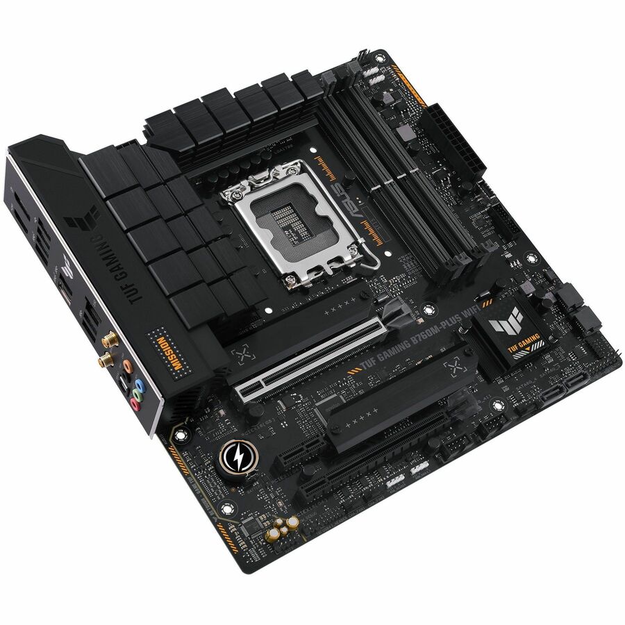 TUF TUF GAMING B760M-PLUS WIFI Gaming Desktop Motherboard - Intel B760 Chipset - Socket LGA-1700 - Micro ATX TUF GAMING B760M-PLUS WIF