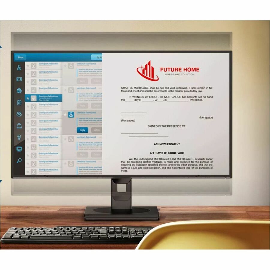 PHILIPS 439P1 - 43 inch Monitor, LED, 4K UHD , USB-C (90W), 2xHDMI, DP, USB-Hub, 4 Year Manufacturer Warranty - 43" 439P1